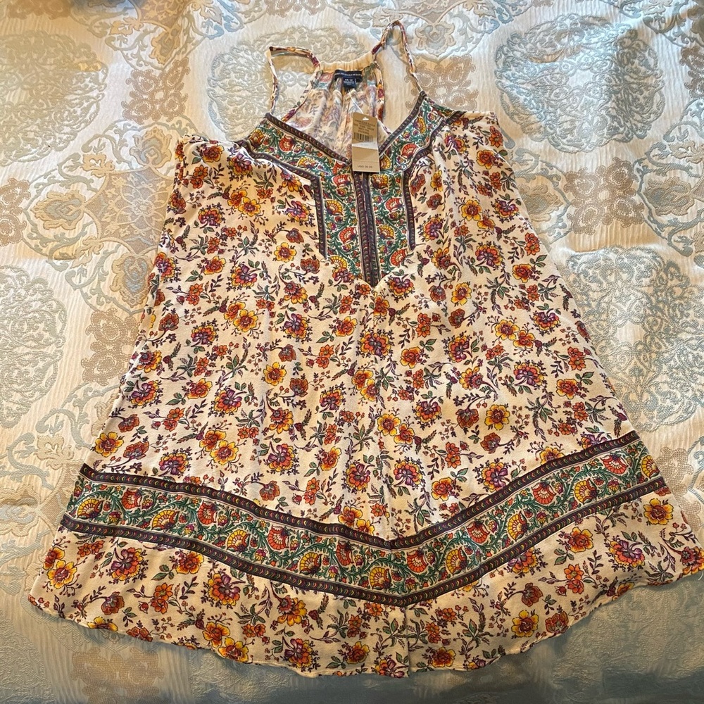 American Eagle floral mini dress or tunic size XS